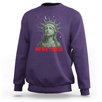 No Ice Please Sweatshirt Statue of Liberty Crying Anti ICE Deportation Human Rights