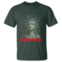 No Ice Please T Shirt Statue of Liberty Crying Anti ICE Deportation Human Rights