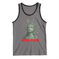 No Ice Please Tank Top Statue of Liberty Crying Anti ICE Deportation Human Rights