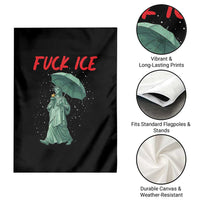 Statue of Liberty Crying Anti ICE Protest Meme Garden Flag