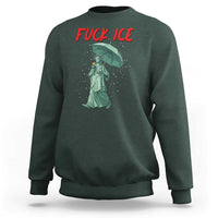 Statue of Liberty Crying Anti ICE Protest Meme Sweatshirt