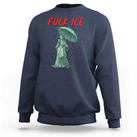 Statue of Liberty Crying Anti ICE Protest Meme Sweatshirt