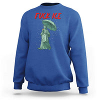 Statue of Liberty Crying Anti ICE Protest Meme Sweatshirt