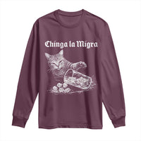 Funny Cat Anti ICE Meme Long Sleeve Shirt