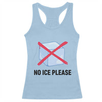 No Ice Please Racerback Tank Top Subtle Anti ICE Deportation Human Rights