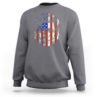 Cesar Chavez Sweatshirt Hispanic Heritage Month American Flag Portrait