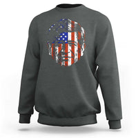 Cesar Chavez Sweatshirt Hispanic Heritage Month American Flag Portrait