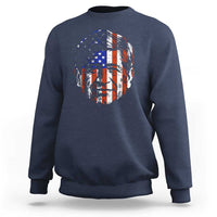 Cesar Chavez Sweatshirt Hispanic Heritage Month American Flag Portrait