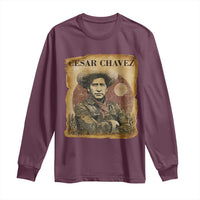 Cesar Chavez Long Sleeve Shirt Hispanic Heritage Mexican American Pride Latino