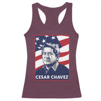 Cesar Chavez Racerback Tank Top Labor Leader Mexican American Pride