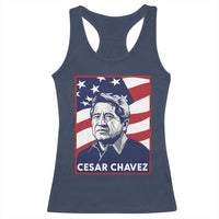 Cesar Chavez Racerback Tank Top Labor Leader Mexican American Pride
