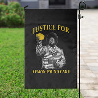 Justice For Lemon Pound Cake Garden Flag Vintage Rap Free Speech
