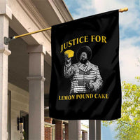 Justice For Lemon Pound Cake Garden Flag Vintage Rap Free Speech