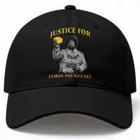 Justice For Lemon Pound Cake Baseball Cap Vintage Rap Free Speech