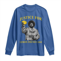 Justice For Lemon Pound Cake Long Sleeve Shirt Vintage Rap Free Speech