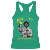 Justice For Lemon Pound Cake Racerback Tank Top Vintage Rap Free Speech