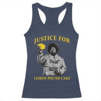 Justice For Lemon Pound Cake Racerback Tank Top Vintage Rap Free Speech