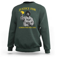 Justice For Lemon Pound Cake Sweatshirt Vintage Rap Free Speech