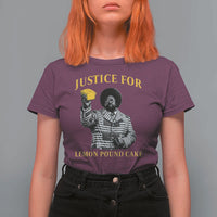 Justice For Lemon Pound Cake T Shirt For Women Vintage Rap Free Speech