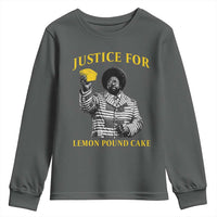 Justice For Lemon Pound Cake Youth Sweatshirt Vintage Rap Free Speech
