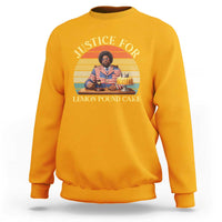 Justice For Lemon Pound Cake Sweatshirt Retro Rap Free Speech