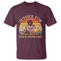 Justice For Lemon Pound Cake T Shirt Retro Rap Free Speech