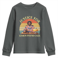 Justice For Lemon Pound Cake Youth Sweatshirt Retro Rap Free Speech