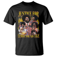 Justice For Lemon Pound Cake Bootleg Graphic T Shirt Retro Rap Free Speech
