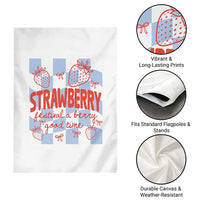 Strawberry Festival Garden Flag 1968 A Berry Good Time Summer