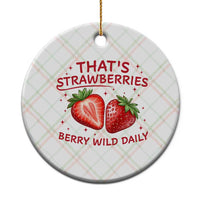 That’s Strawberries Ceramic Ornament Summer Fruit Festival