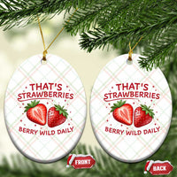 That’s Strawberries Ceramic Ornament Summer Fruit Festival