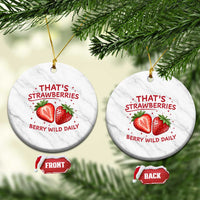 That’s Strawberries Ceramic Ornament Summer Fruit Festival