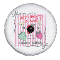 Strawberry Festival Spare Tire Cover Summer Fruit Vibes