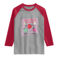 Strawberry Festival Raglan Shirt Summer Fruit Vibes