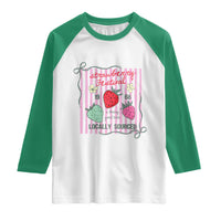 Strawberry Festival Raglan Shirt Summer Fruit Vibes