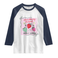Strawberry Festival Raglan Shirt Summer Fruit Vibes