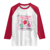 Strawberry Festival Raglan Shirt Summer Fruit Vibes