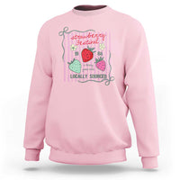 Strawberry Festival Sweatshirt Summer Fruit Vibes