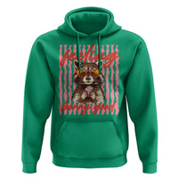 Feeling Berry Good Hoodie Funny Raccoon Strawberry Summer Vibes