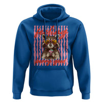 Feeling Berry Good Hoodie Funny Raccoon Strawberry Summer Vibes