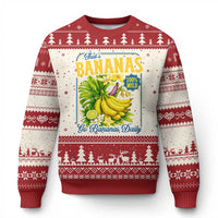 That's Bananas Ugly Christmas Sweater Funny Banana Summer Fruit Food Pun