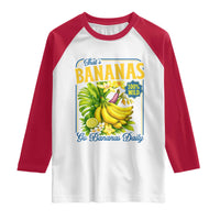 That's Bananas Raglan Shirt Funny Banana Summer Fruit Food Pun