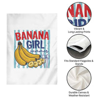Banana Girl Summer Garden Flag Summer Fruit Beach Vacation