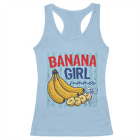 Banana Girl Summer Racerback Tank Top Summer Fruit Beach Vacation