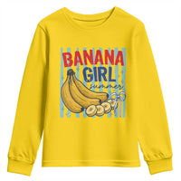 Banana Girl Summer Youth Sweatshirt Summer Fruit Beach Vacation