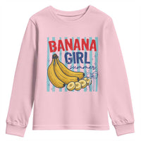Banana Girl Summer Youth Sweatshirt Summer Fruit Beach Vacation