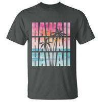 Hawaii Summer Vacation T Shirt Vintage Tropical Beach Graphic