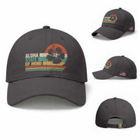 Aloha State Of Mind Baseball Cap Tropical Hibiscus Floral