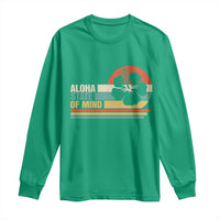 Aloha State Of Mind Long Sleeve Shirt Tropical Hibiscus Floral