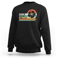 Aloha State Of Mind Sweatshirt Tropical Hibiscus Floral
